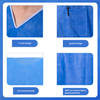 Hospital Use Disposable SMS Scrub Suit with Round Collar 