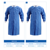 Wholesale Disposable Doctor Coats Sms/spunlace/pp Material Stretchable Hospital Uniform Men And Women Medical Lab Coats