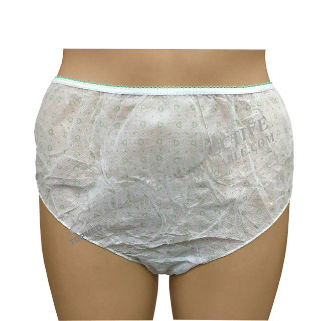 Disposable nonwoven PP non-transparent underwear 