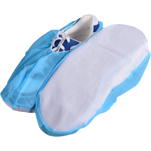 Disposable SBPP + Plastic Bottom Anti-slip Shoe Cover 