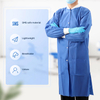 Wholesale Disposable Doctor Coats Sms/pp Material Hospital Uniform Coat Medical Lab Gown