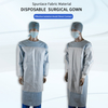 Spunlace Surgical Gowns Disposable Woodpulp Operation Surgical Gowns 