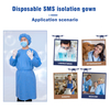 EN13475-2 Test Report SMMS Isolation Gown with Knitted Cuff 
