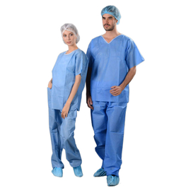 Hospital Medical SMS Protective scrub suit 