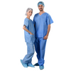Disposable SMS patient scrub suit shirt and pants SMS scrub suit 