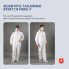 Disposable SMS coverall with hood