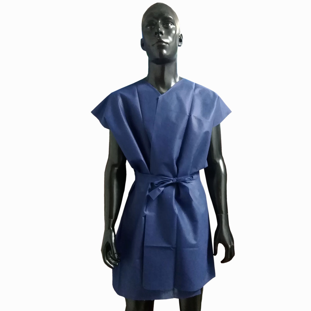 Hospital Doctor Blue Patient Disposable Isolation Gowns