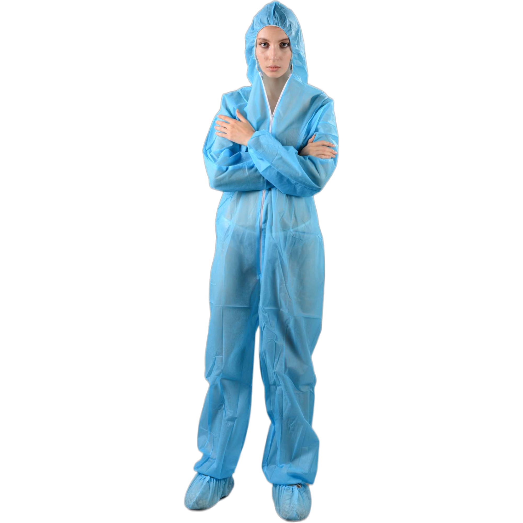 Disposable microporous film coverall 