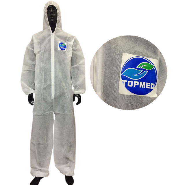 PP Non Woven Coverall with Hood