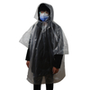 Plastic Rainwear Jacket Lightweight Outdoor Raincoat Transparent Waterproof Poncho