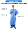 Level1 Sms Protective Surgical Isolation Gowns Level 2 Cuffs 45GSM