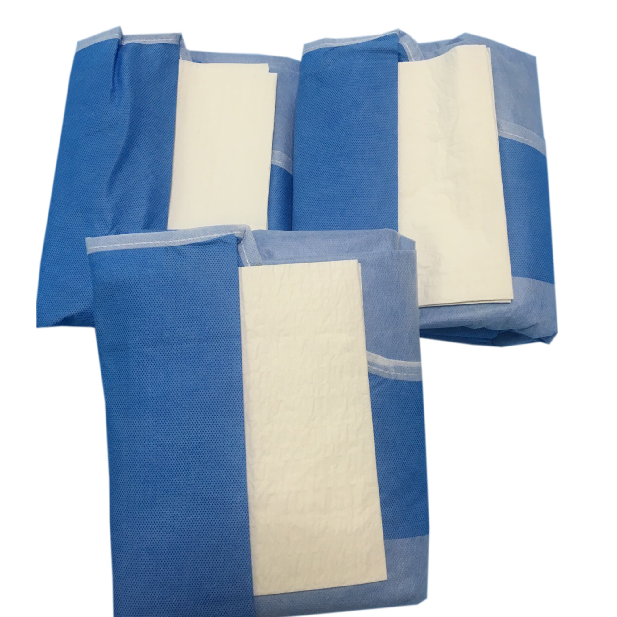 AAMI LEVEL3 Disposable SMMS surgical gown 
