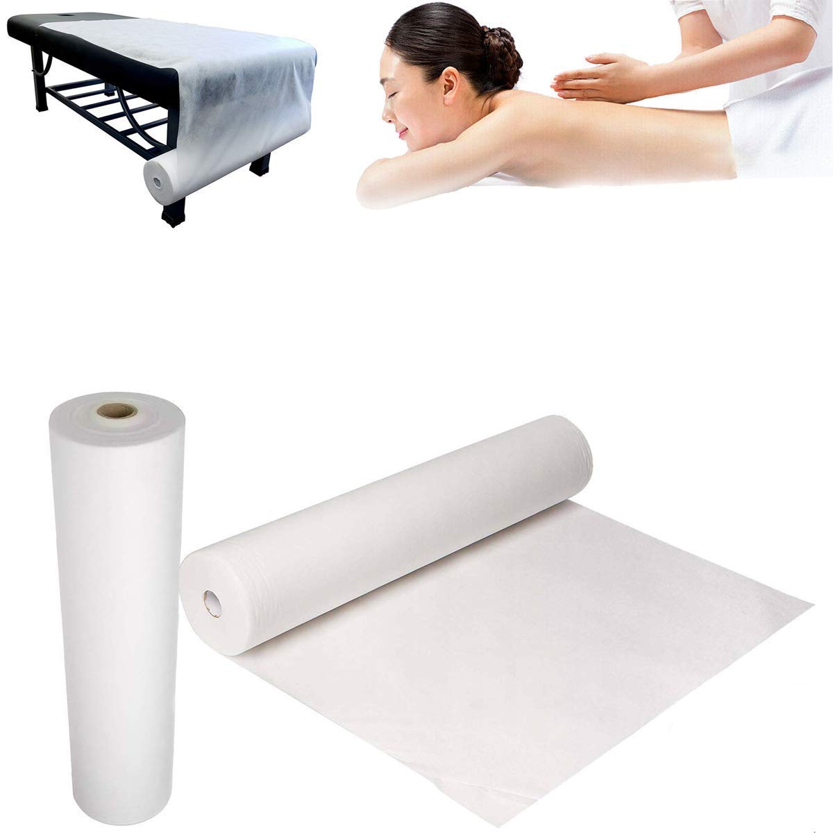 Standard Medical Exam Table Paper Roll Smooth 21" x 225'paper roll with Case of 12 Rolls