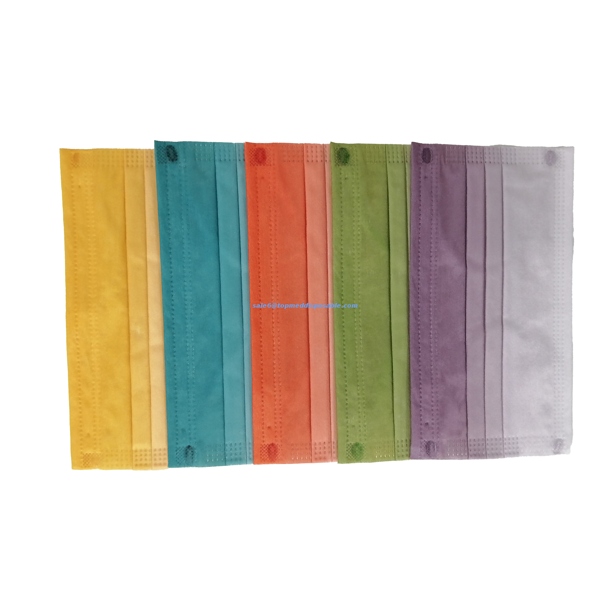 Fashion Colorful Non Woevn Fabric Face Mask Cheapest Medical Face Mask 3ply Face Masks with Box