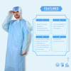 Medical Disposable CPE Isolation Gown with Thumb Hole 