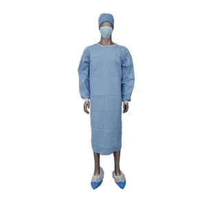 Spunlace surgical gowns Disposable woodpulp operation surgical gowns 