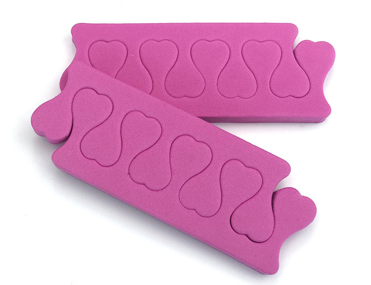TOPMED High Quality EVA Toe Separators Disposable EVA Sponge Foam Finger Toe Silica Toes Spacer for Nail Art Care Tools