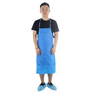 Disposable non woven apron with tie-on