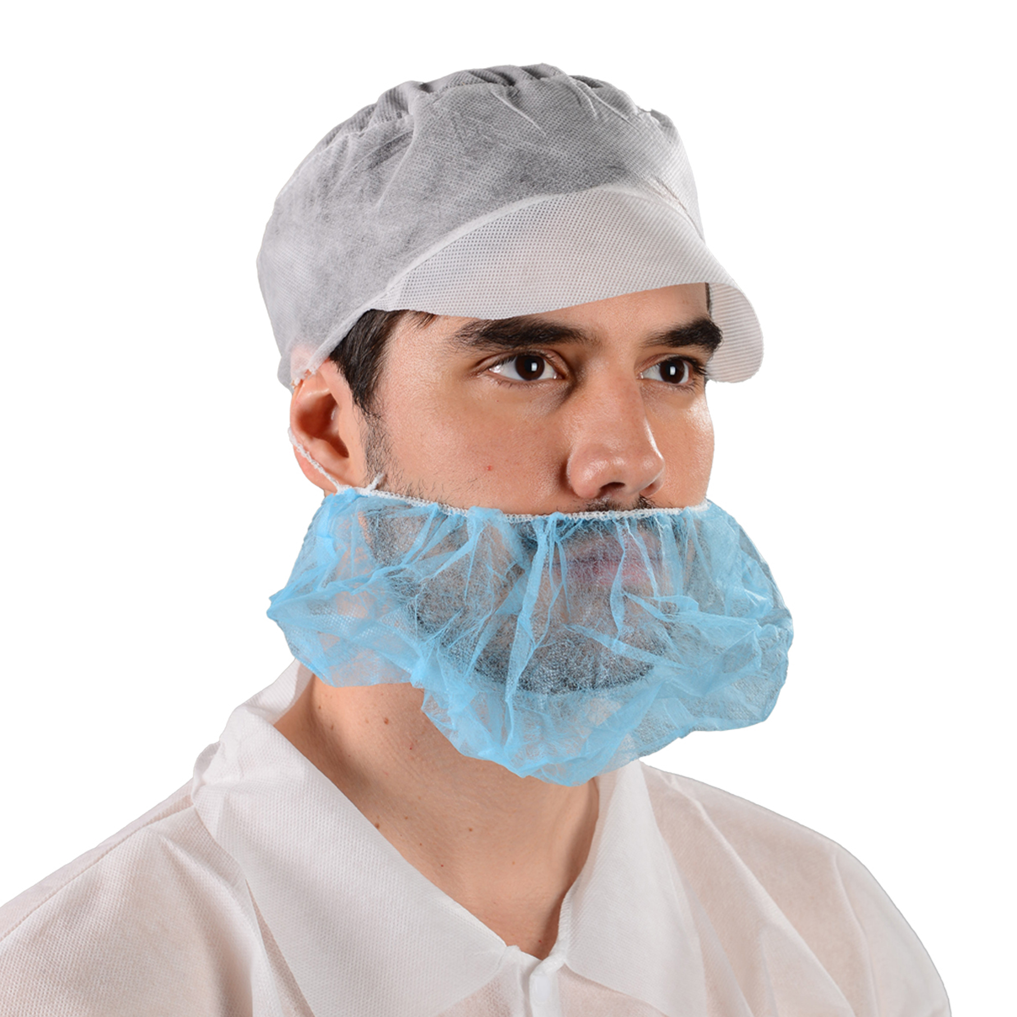  Disposable PP Nonwoven Dust Proof Beard Hair Net