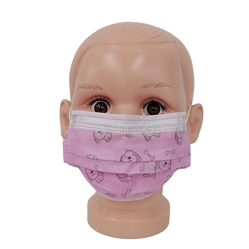 Kids mask disposable non woven 3ply medical grade face mask for children