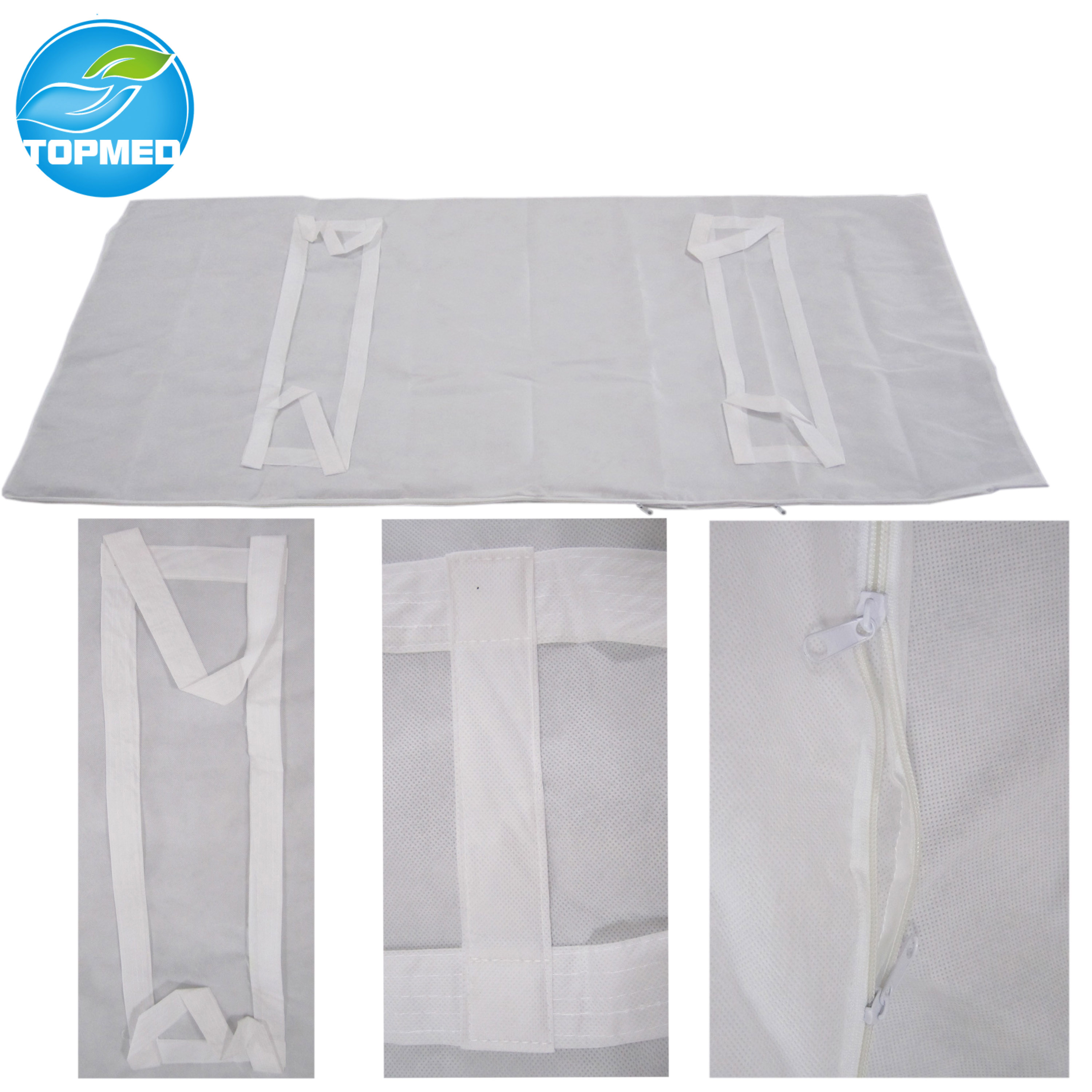 Disposable Nonwoven Medical PP+PE Funeral Body Bag with Heavy Duty Zipper Liquid-proof