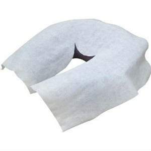 Dispsoable non woven SBPP paper face rest cover for massage Y style